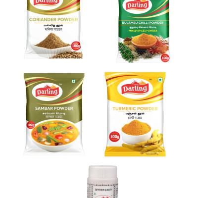 Darling Masala Christmas Special Veg Combo - Pack of 6 Varities (320g)