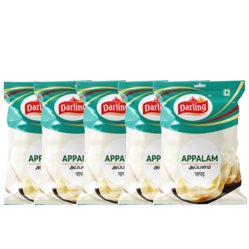 Appalam 500g (Pack of 5 Each 100g)
